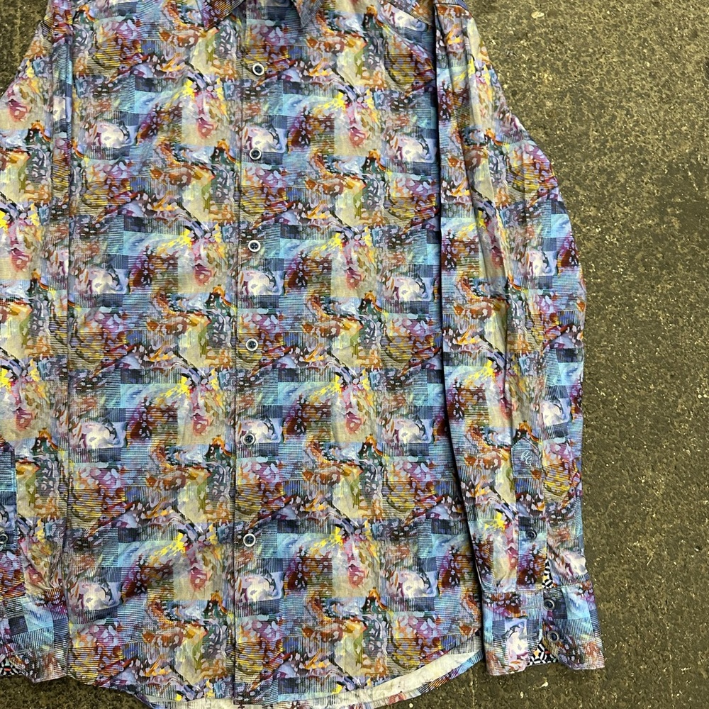 Robert Graham Multicolored Button Down Long Sleev… - image 7